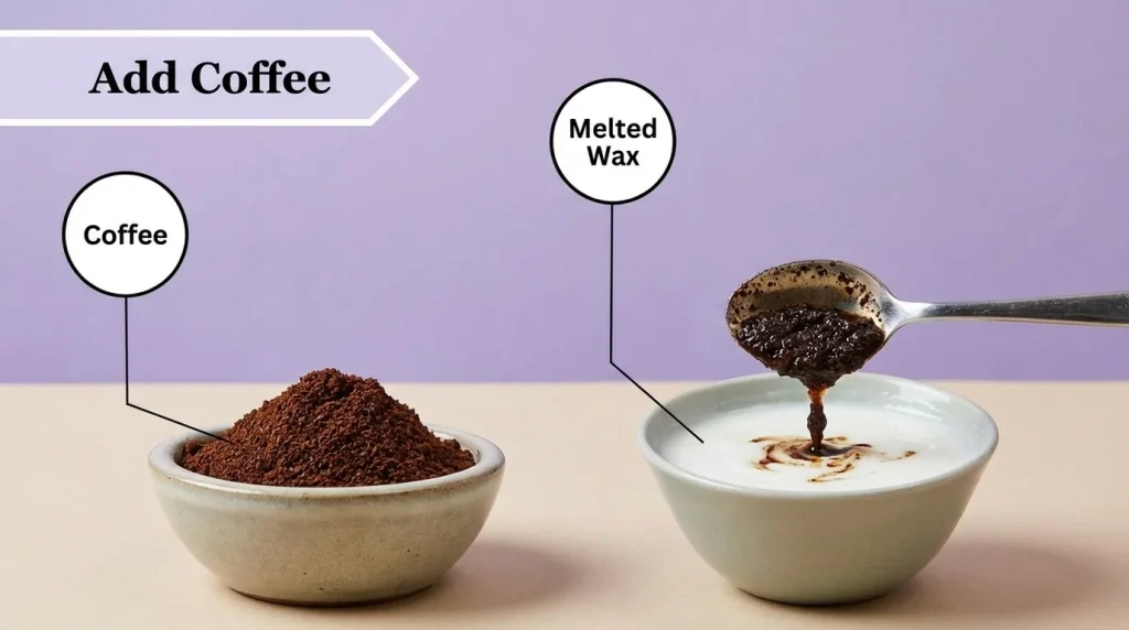 How to make scented coffee candles in a jar