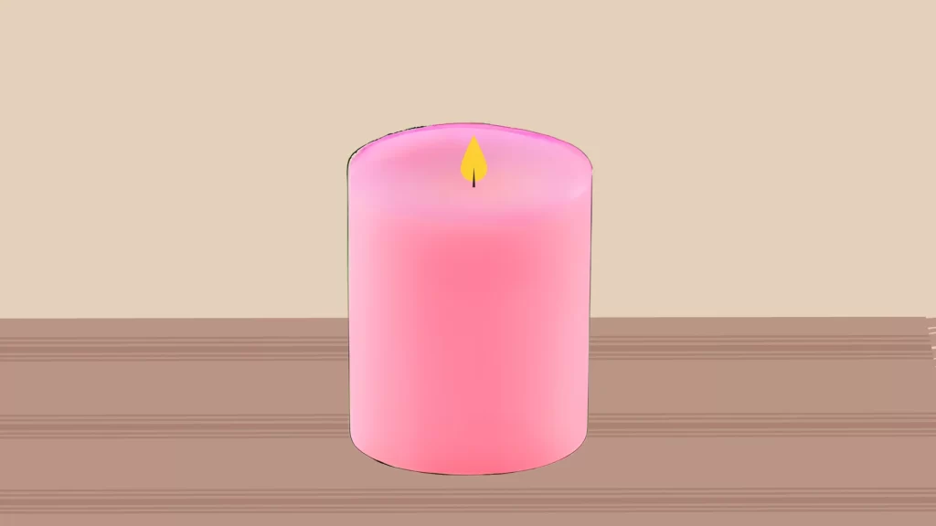 how to burn candle evenly