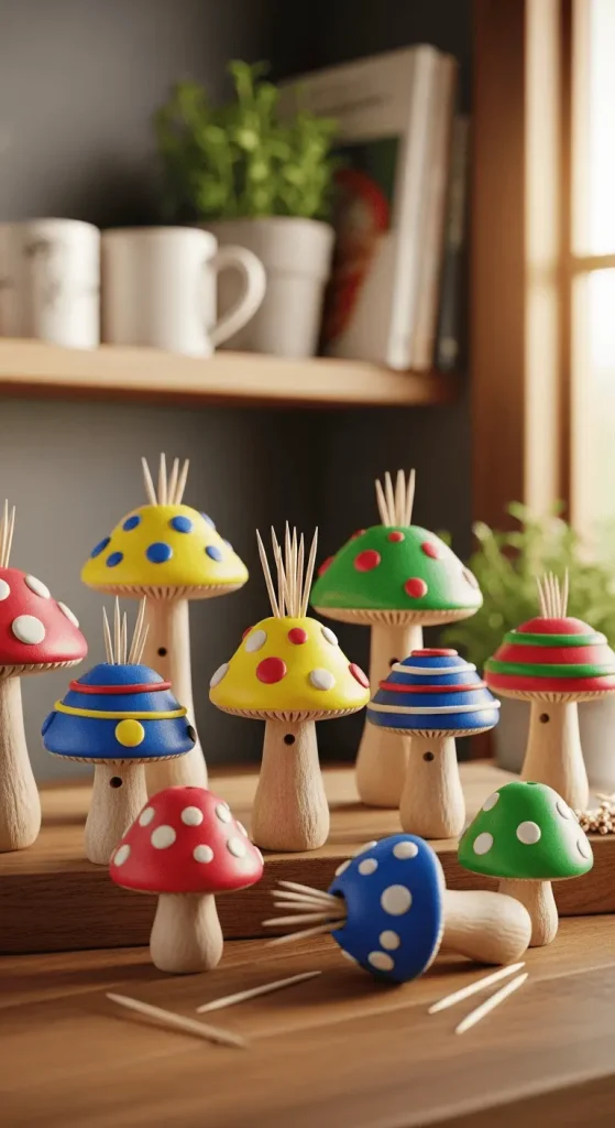 air dry clay toothpick dispensers