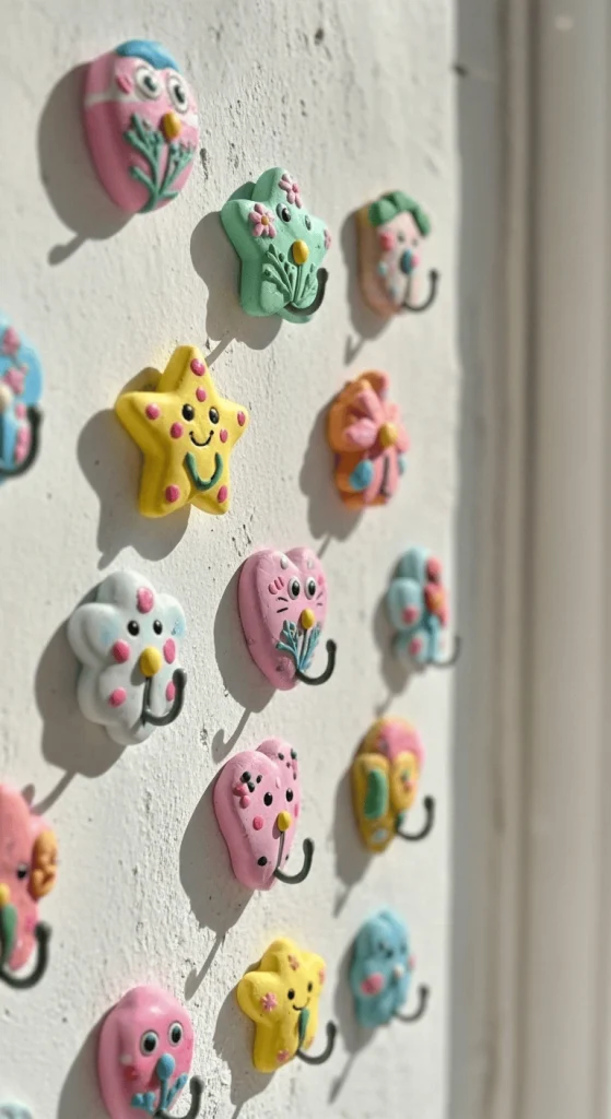air dry clay wall hooks