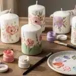 12 Easy Candle Painting Ideas for Beginners and DIY Lovers candle painting ideas