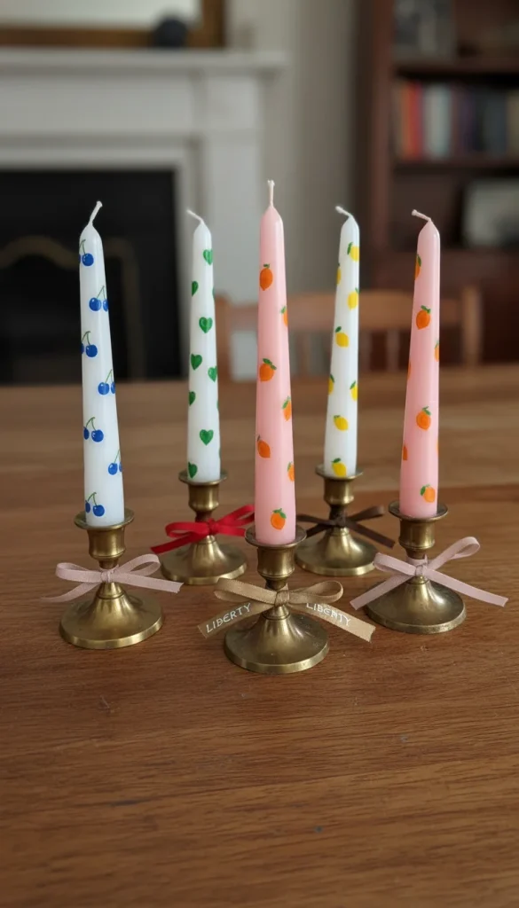 cute candle painting ideas