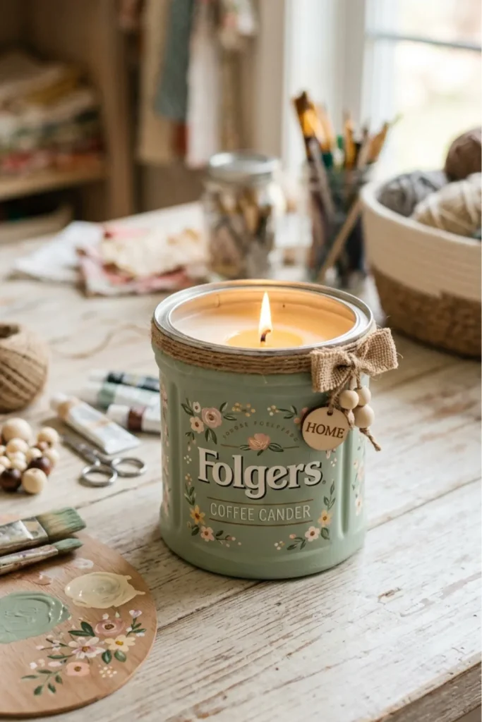 Folgers Coffee Container Crafts