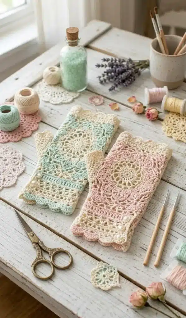 diy lace doily crafts