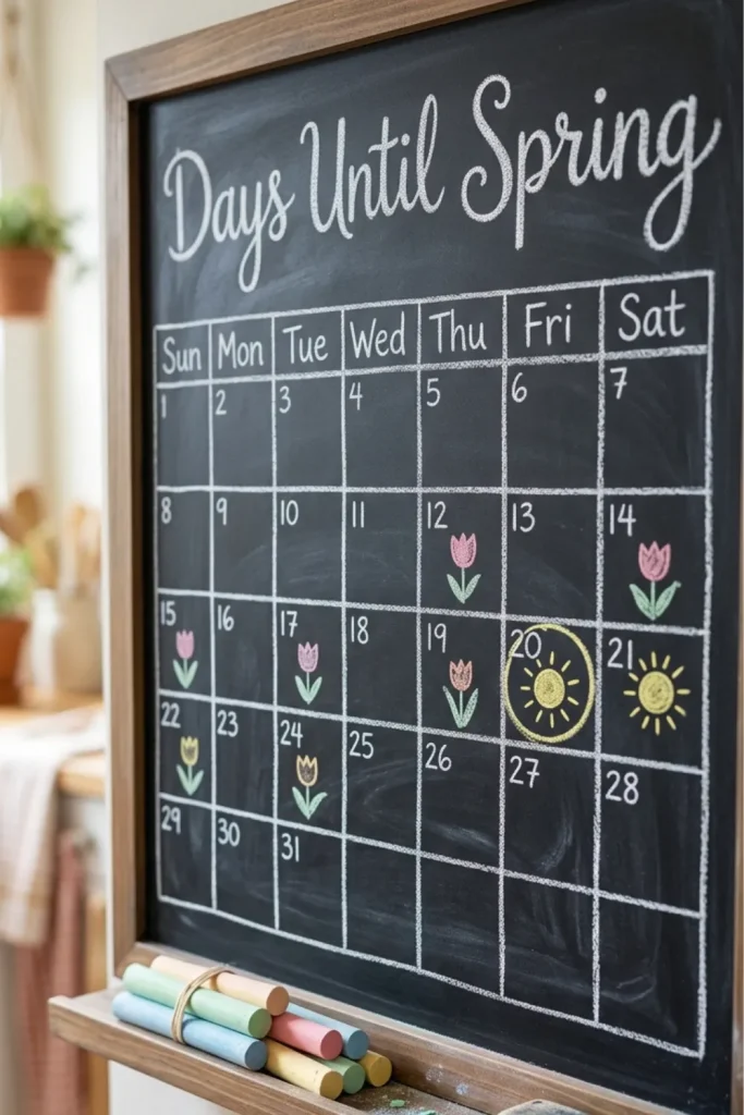 11 Spring Chalkboard Ideas For Fresh Seasonal Look