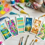14 Bookmark Painting Ideas That Turn Plain Bookmarks Into Art Bookmark painting ideas