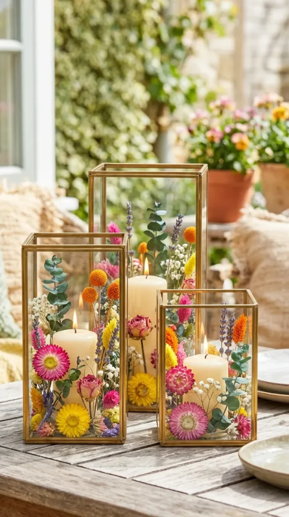diy mason jar candle holders ideas