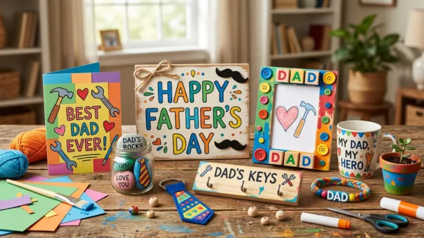 DIY fathers day crafts for kids