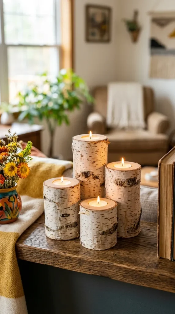 diy candle holders ideas for living room