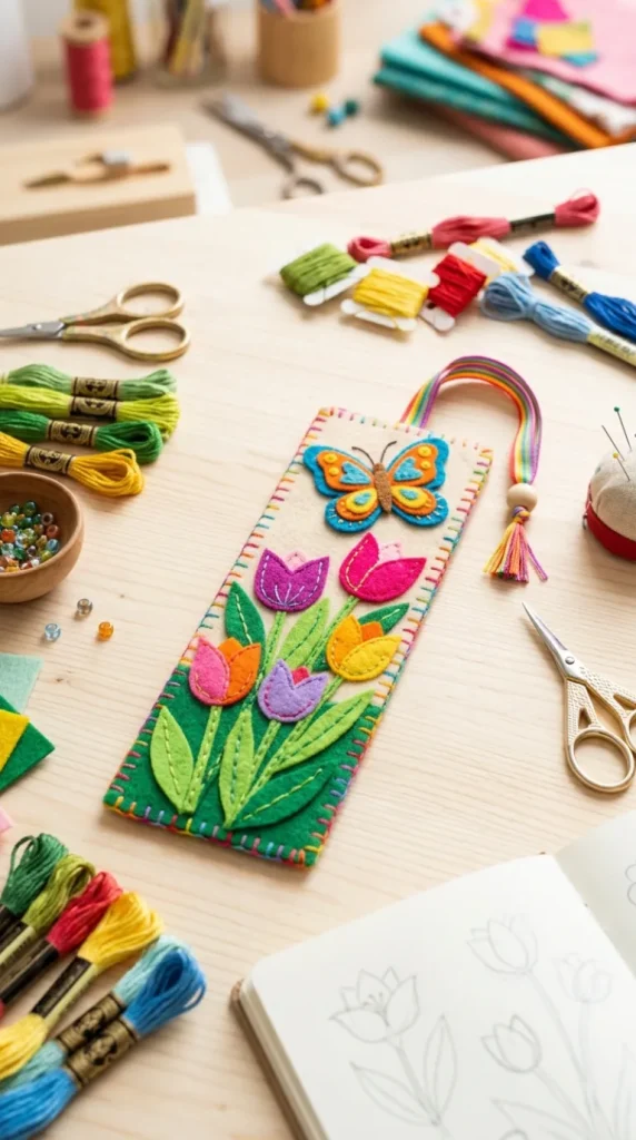 simple bookmark painting ideas