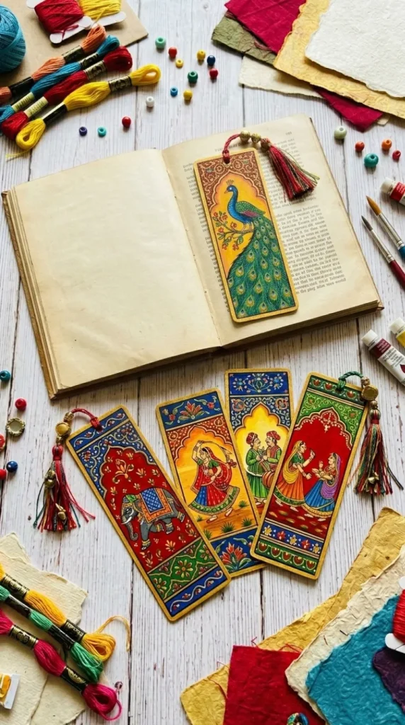 easy Bookmark painting ideas