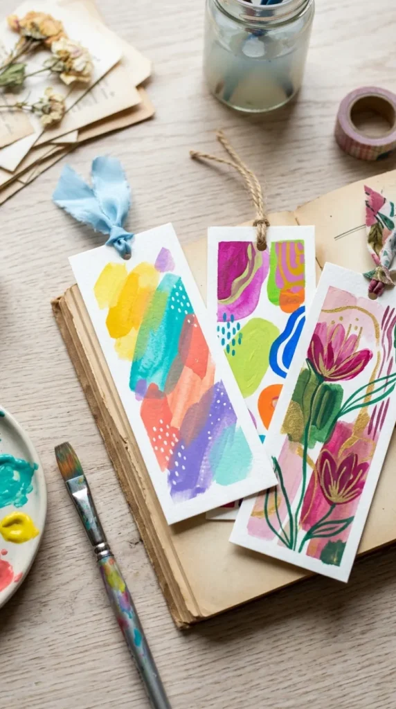 Bookmark painting ideas for students