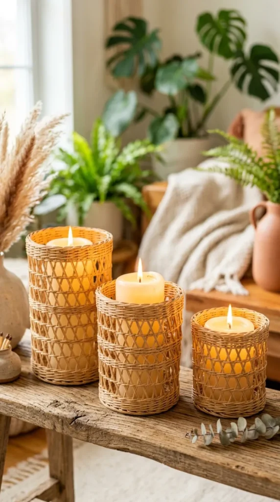 diy wall candle holders ideas