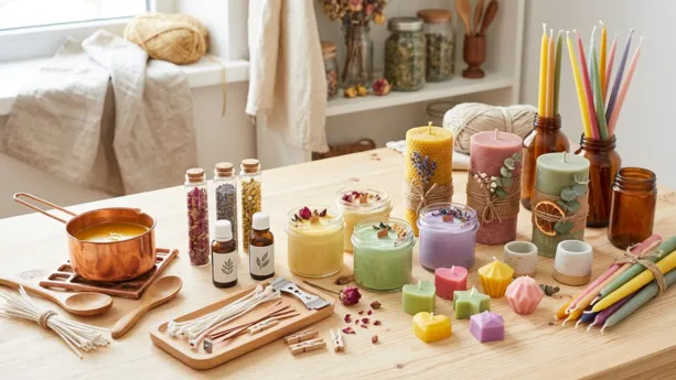 candle making ideas at home