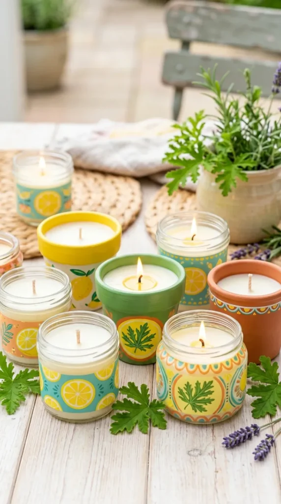DIY candle making ideas