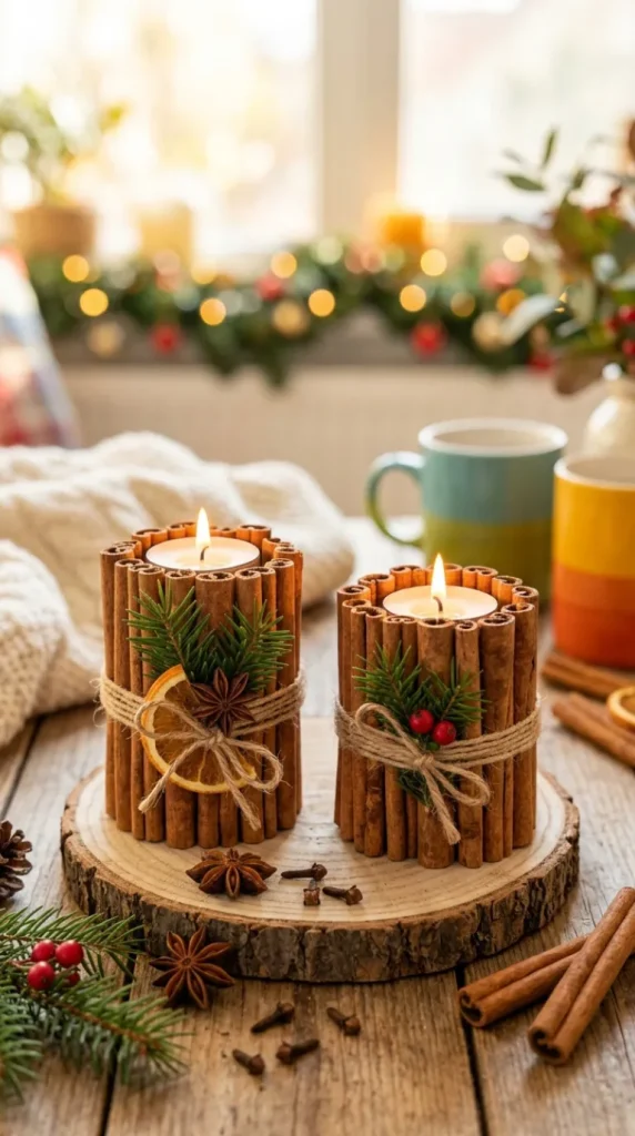 simple diy candle holders ideas