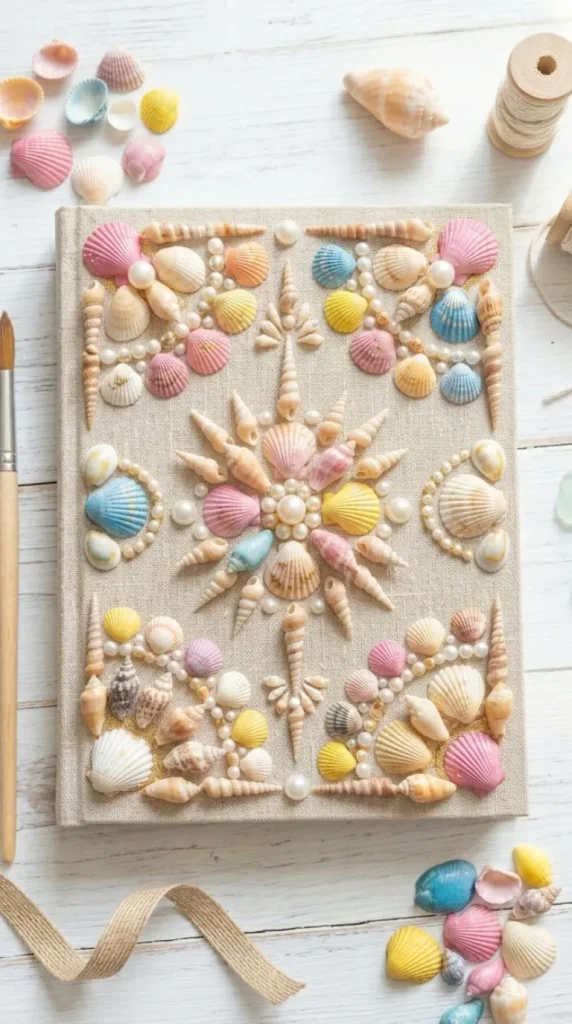 seashel easy crafts for toddlers