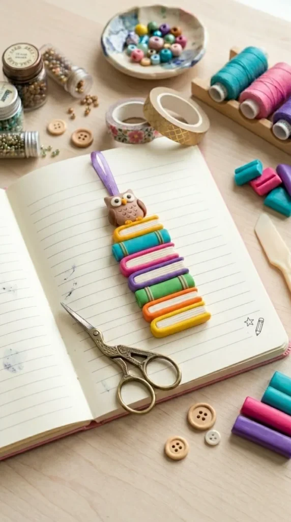 clay Bookmark painting ideas for adult