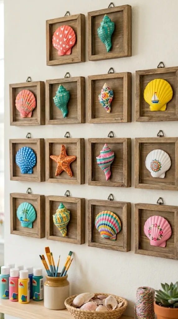 simple seashell and starfish crafts ideas