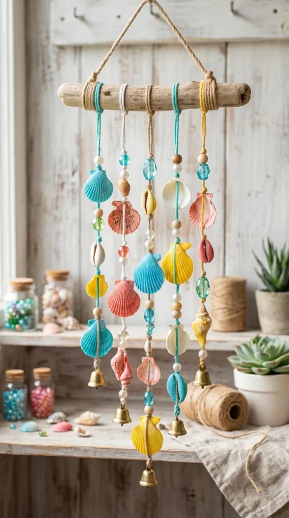 easy DIY seashell craft ideas for adults
