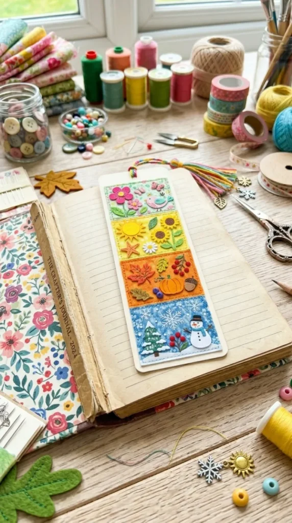 seasonal Bookmark painting ideas