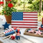 14 DIY 4th of July Wood Crafts Ideas for Patriotic Decoration 4th of July woodworking ideas