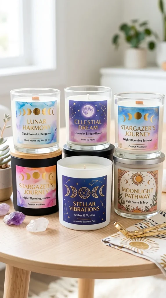 scented candle label ideas