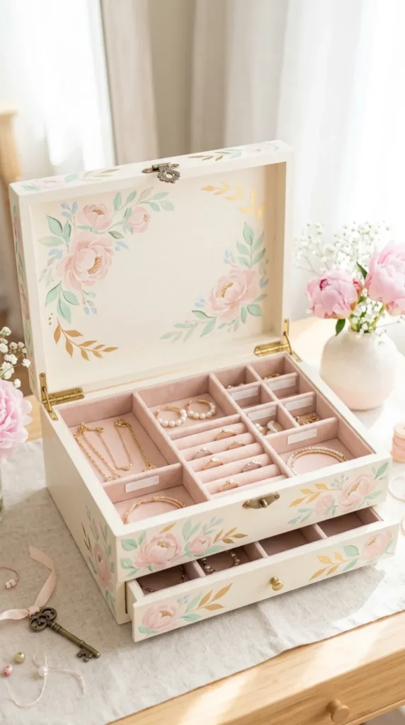 Jewelry box DIY gift ideas for sister