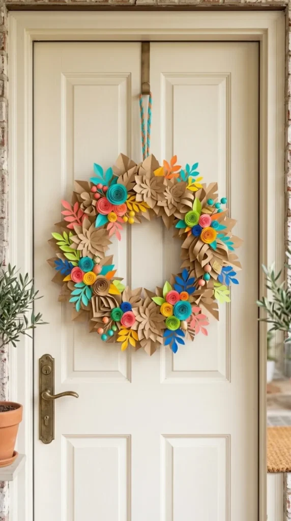paper decoration ideas for door