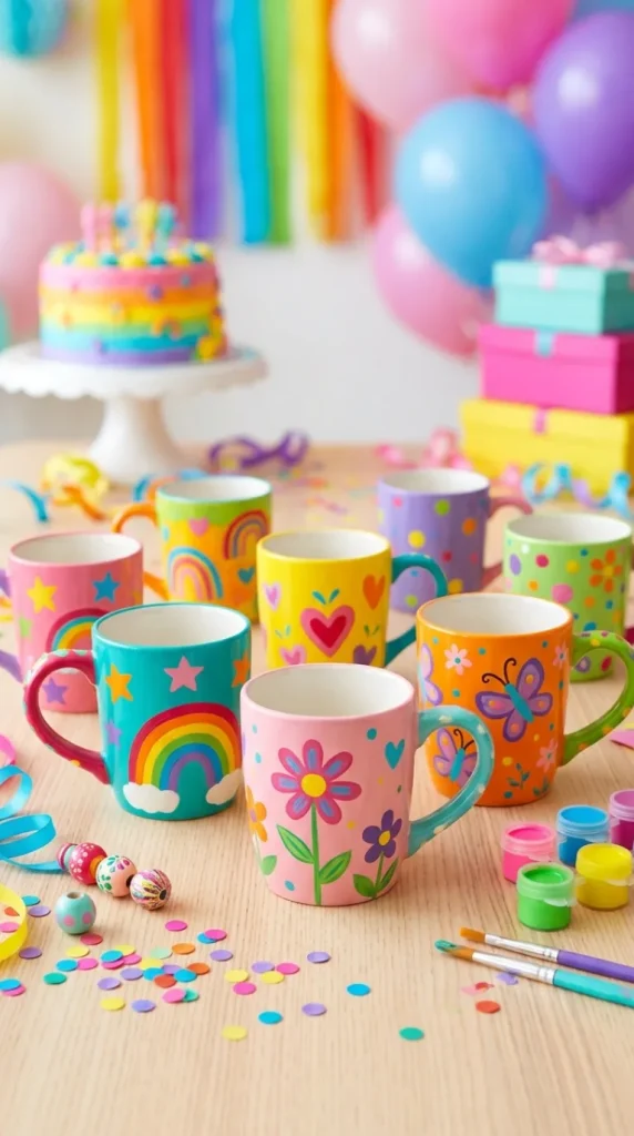 girls birthday party crafts
