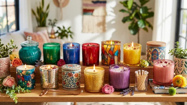 simple candle jars ideas