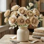 11 Easy Book Paper Flowers Ideas for Crafters and Gift Wrapping book flower ideas