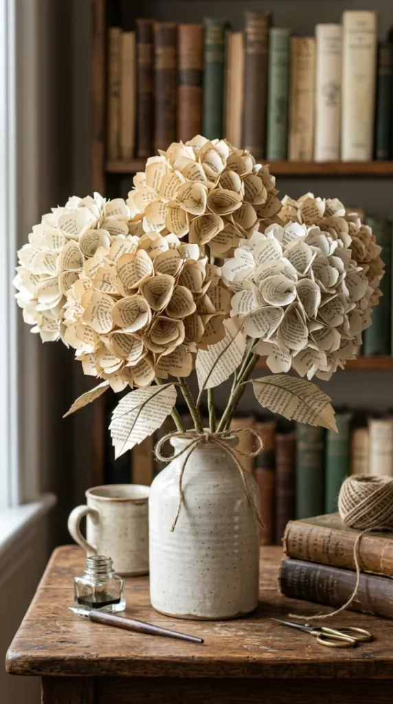 book page flower ideas tutorial