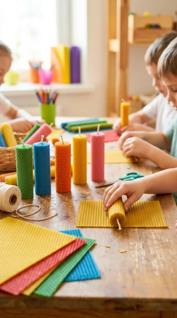 diy candle crafts for kids at home