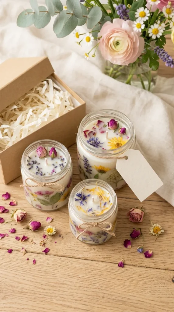 white candle giveaway ideas