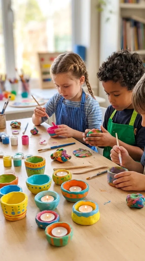 candle holders crafts for kids