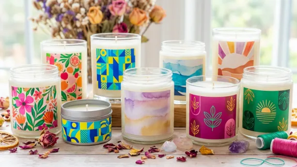 luxury candle label design ideas
