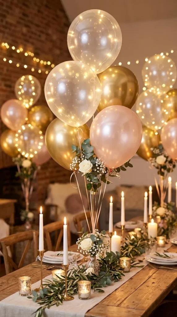candle light Balloon ideas for birthday