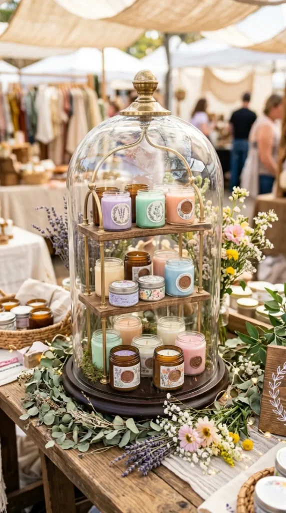 candle stand display ideas