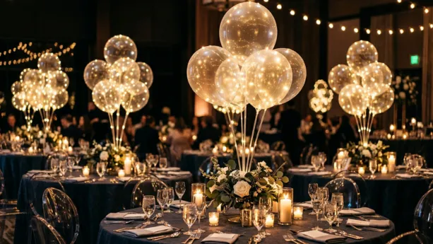 candle light Balloon ideas for birthday
