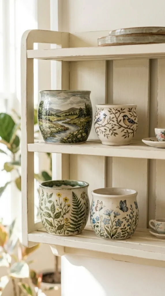 simple pottery painting ideas