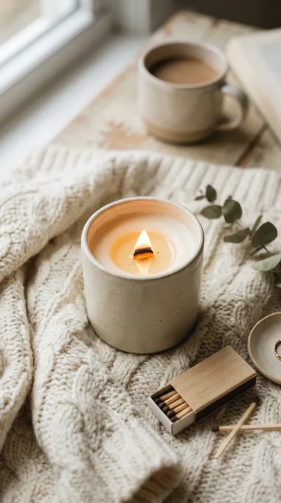 candle business photoshoot ideas at home