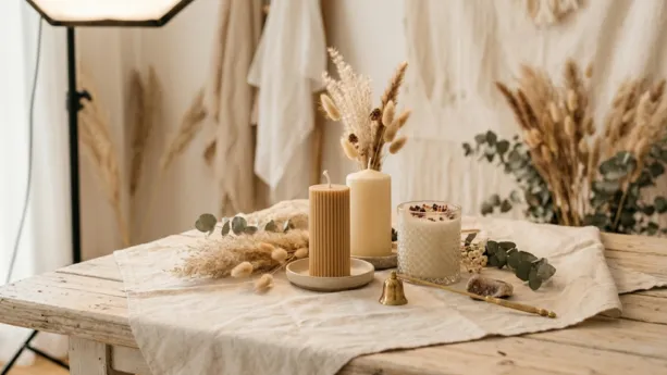 candle business photoshoot ideas