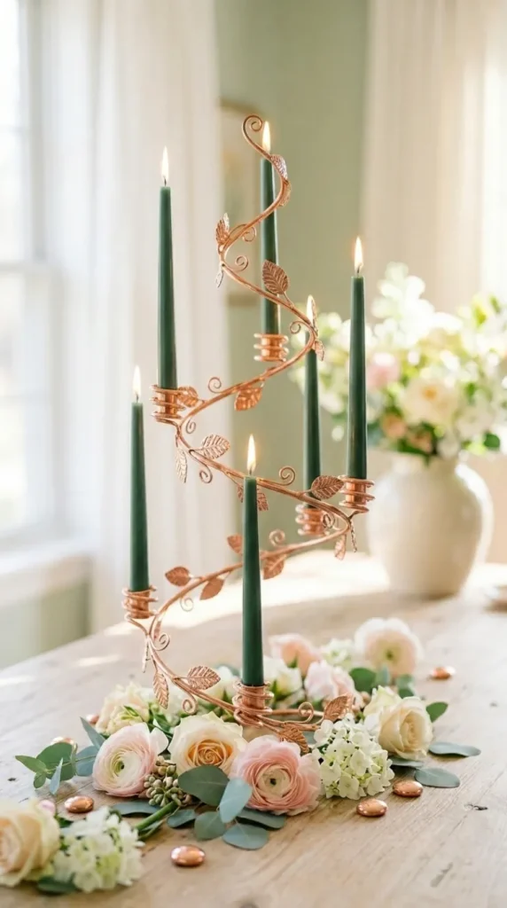 simple candle centerpiece ideas for birthday party