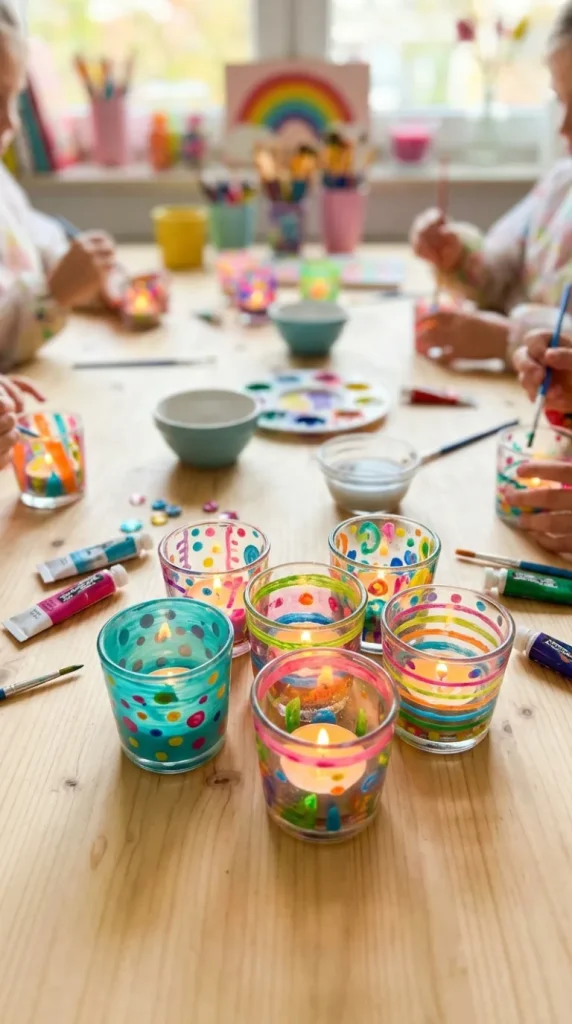 candle crafts for kids at home