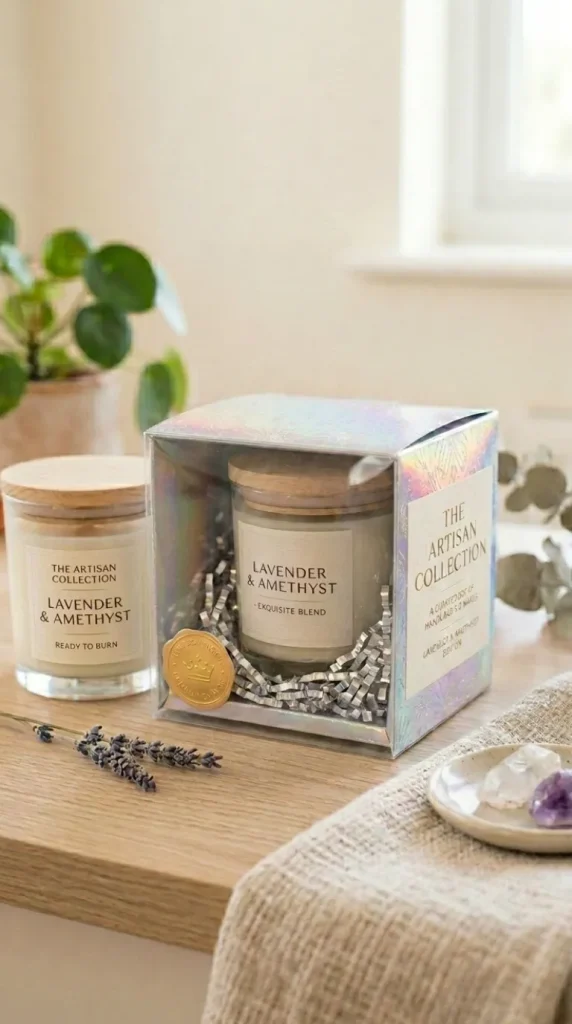 diy candle box packaging design ideas
