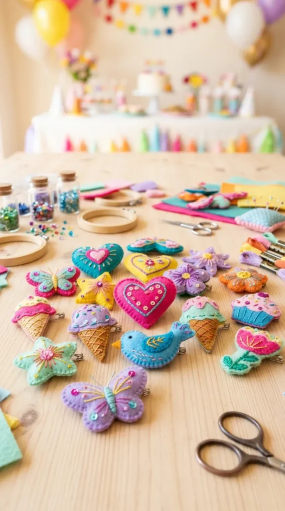 simple girls birthday party crafts
