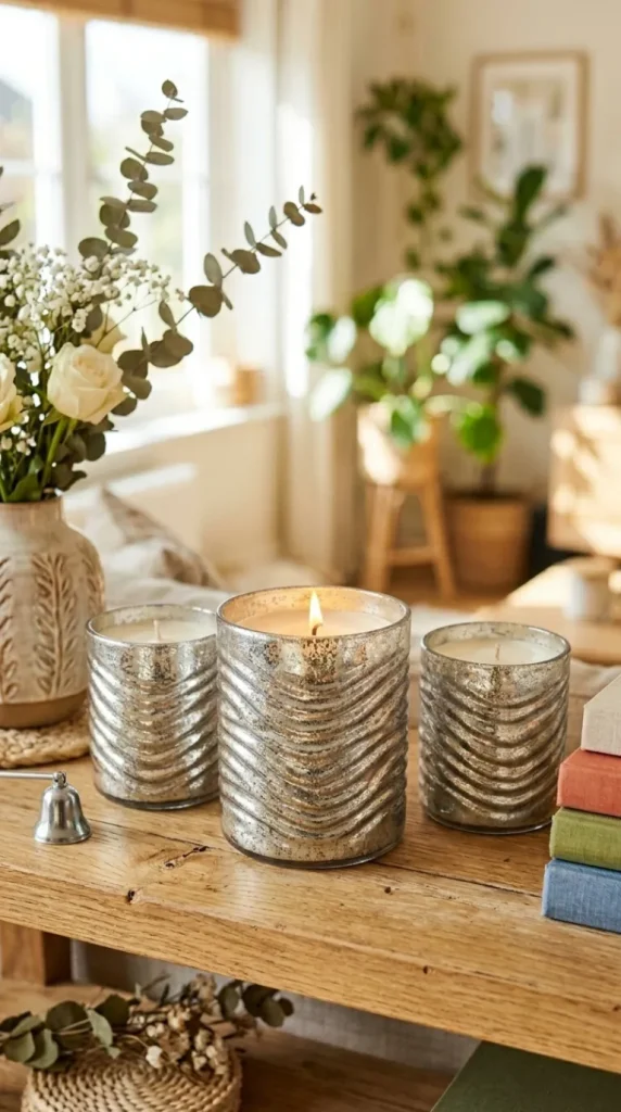 decorating candle jars ideas
