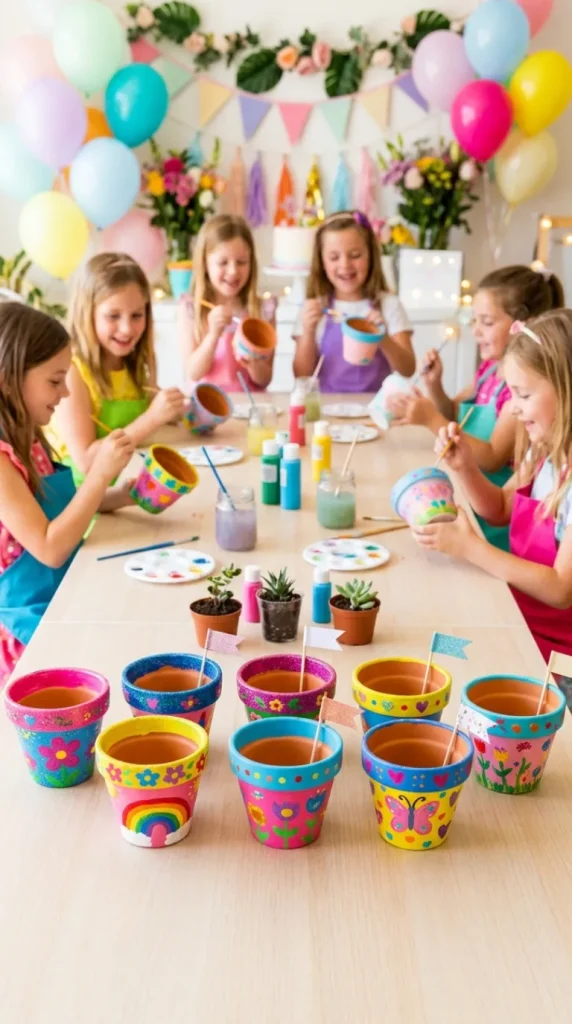 girls birthday party crafts at home