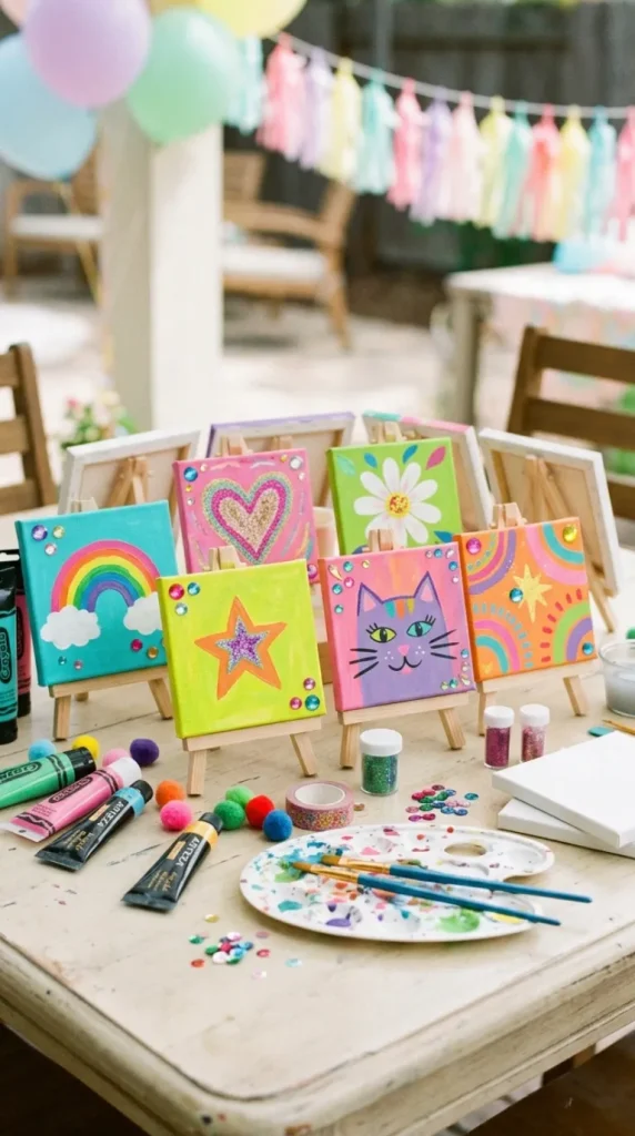 girls birthday party crafts for 5 years old